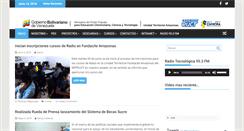 Desktop Screenshot of fundacite-amazonas.gob.ve